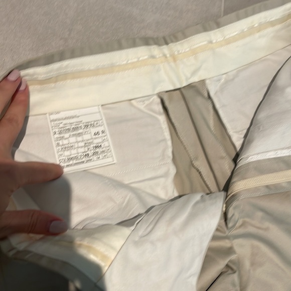 Gucci pants size 32” men ivory beige dress elegant straight 100% rayon viscose - Picture 6 of 11